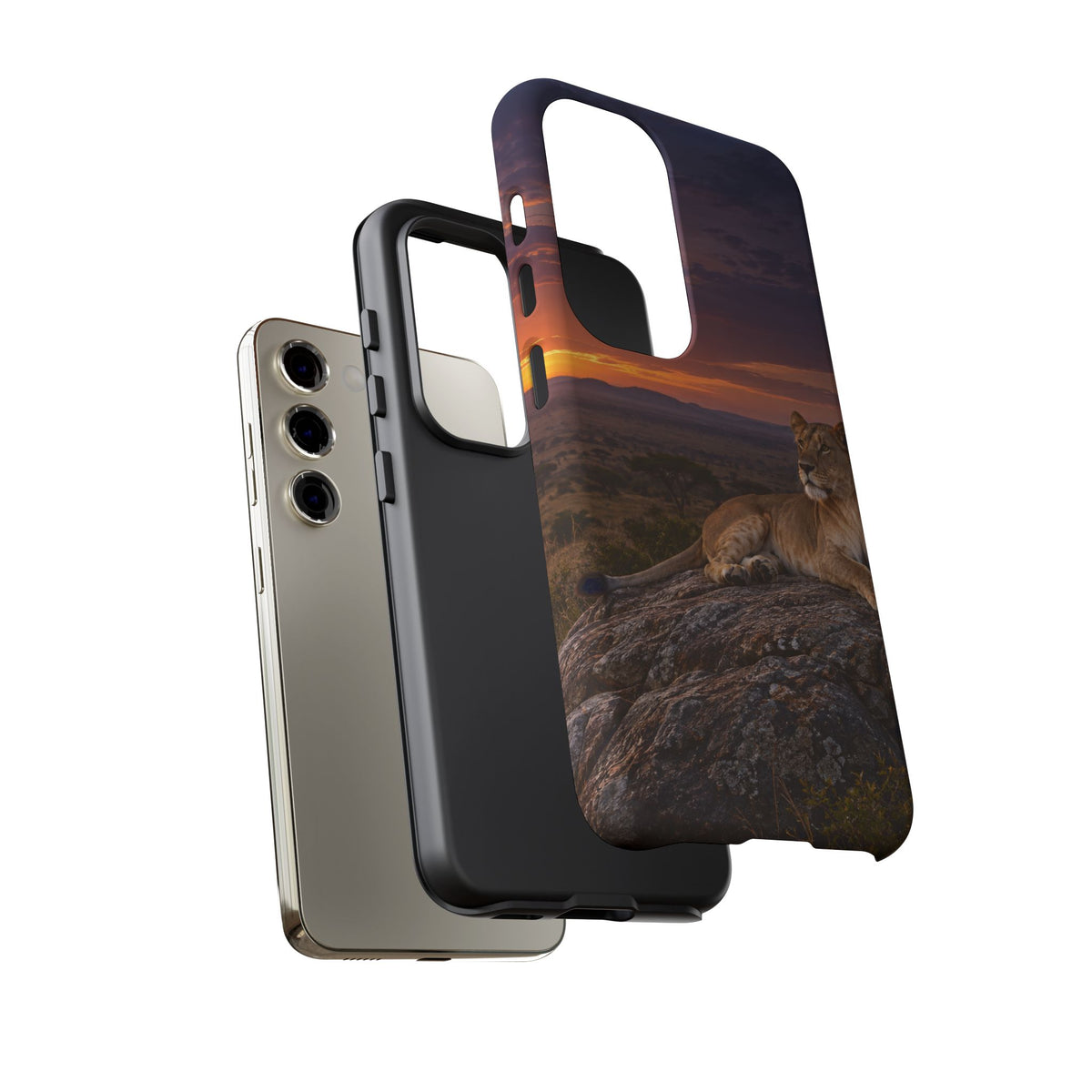 Lioness in the Blue Hour Samsung Galaxy Tough Case