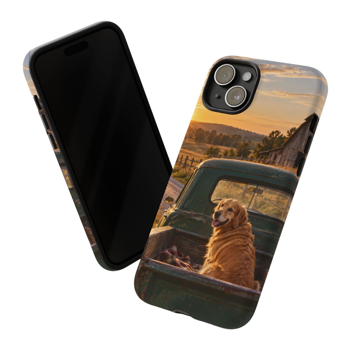 Sunday Road Golden iPhone Tough Case | golden retriever
