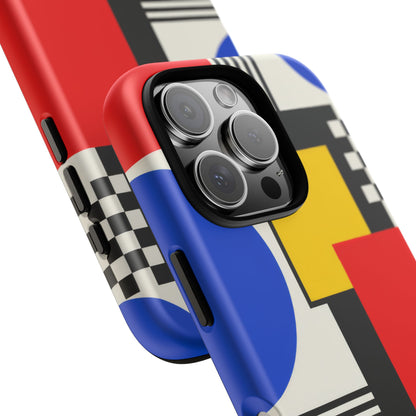 Primary Frequency iPhone Tough Case | Primary Color Geometry