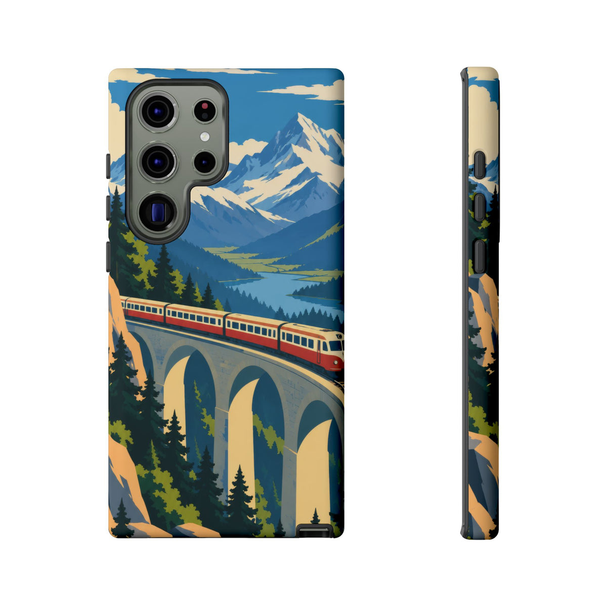 Travel by Train — Alpine Express Samsung Galaxy Tough Case | train travel