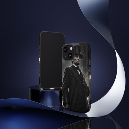 Abe after Midnight iPhone Tough Case | noir lincoln