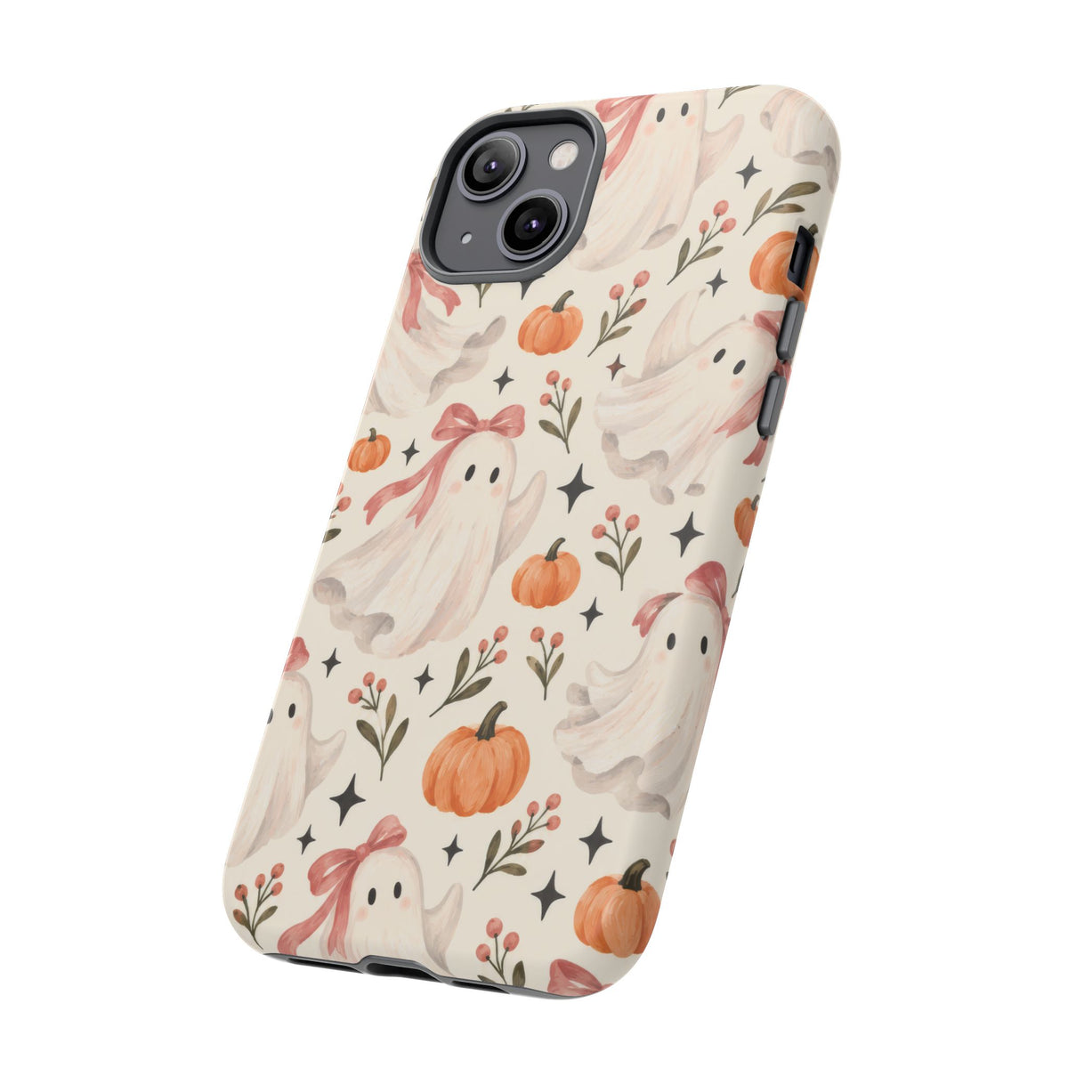 Blush Boo Social iPhone Tough Case | cute ghost