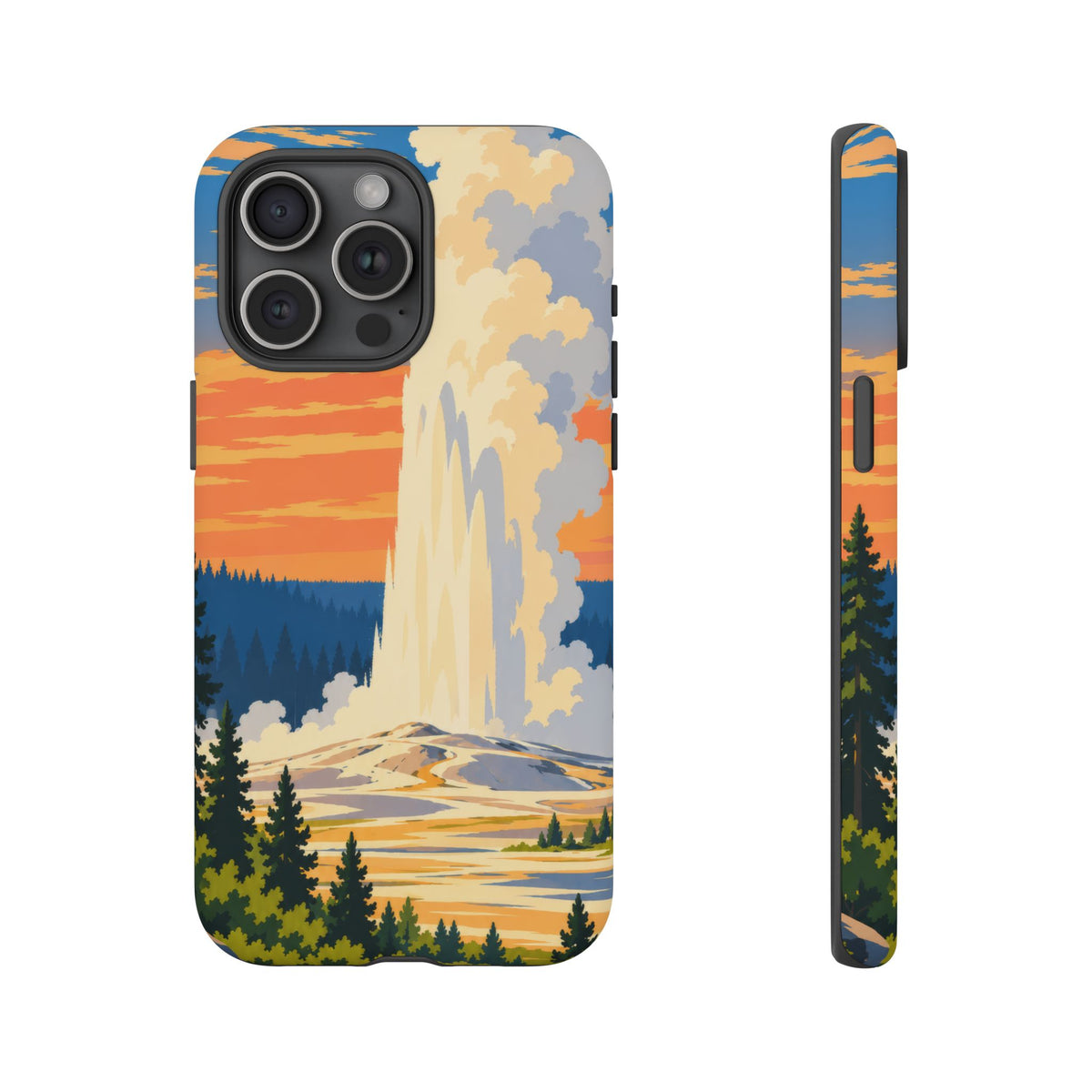 Yellowstone — Geyser Dawn iPhone Tough Case