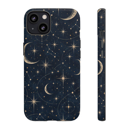 Celestial Moon iPhone Tough Case | Nocturne Atlas