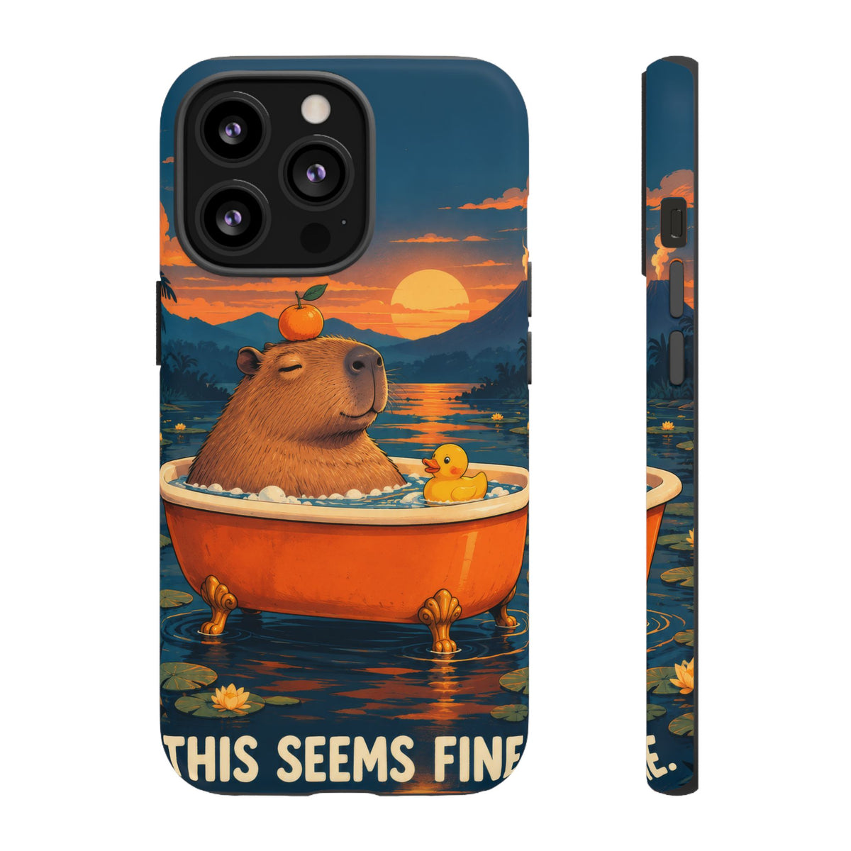 Minor Inconvenience iPhone Tough Case | funny capybara