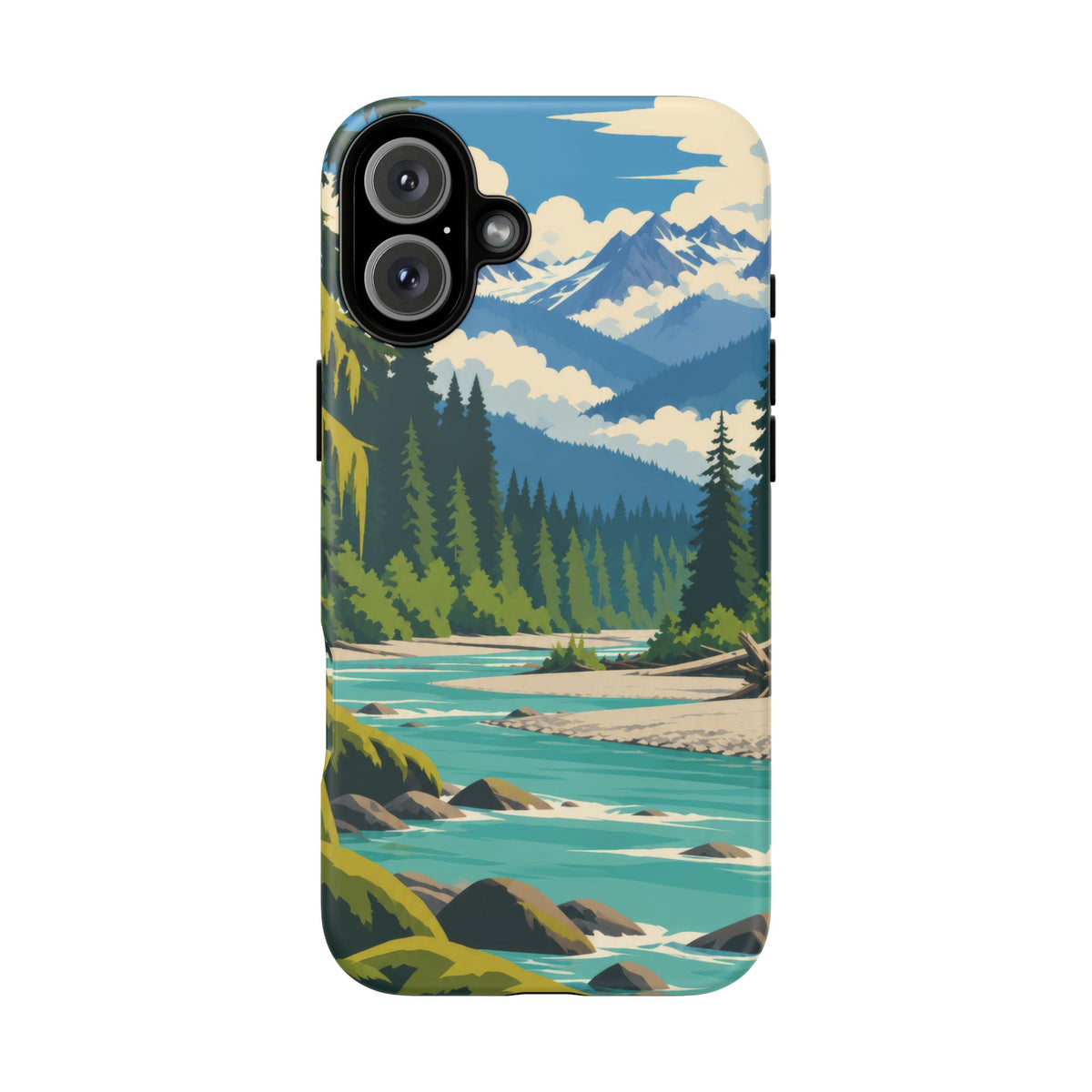 Hoh Rain Forest — Rivergreen iPhone Tough Case