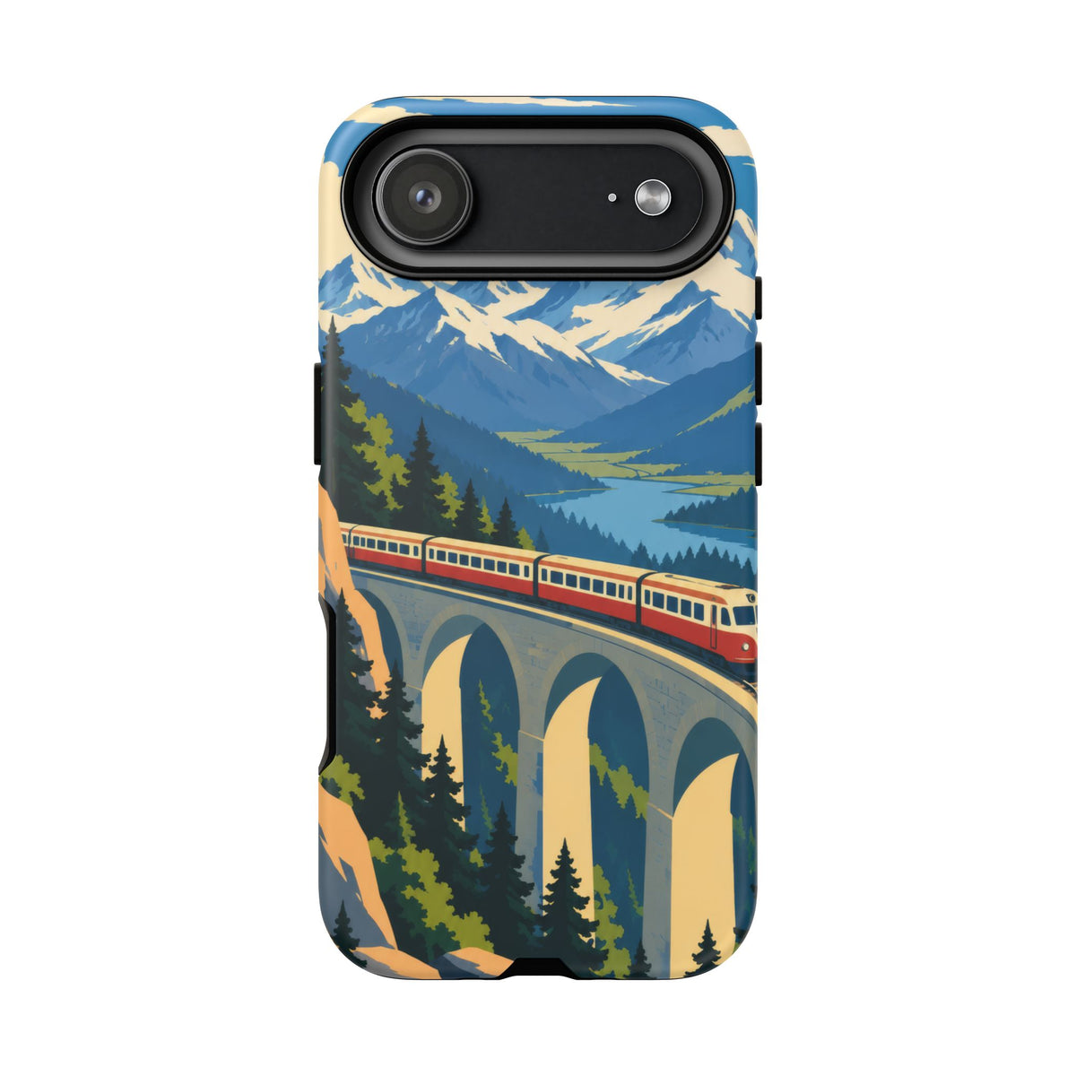 Travel by Train — Alpine Express iPhone Tough Case | train travel