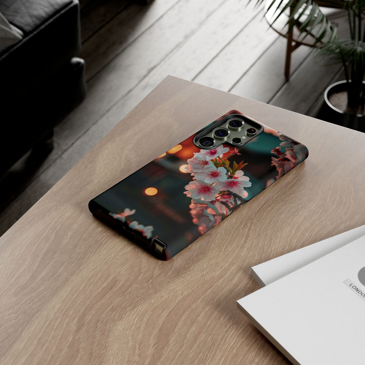 Kyoto Blossom Lanterns Samsung Galaxy Tough Phone Case