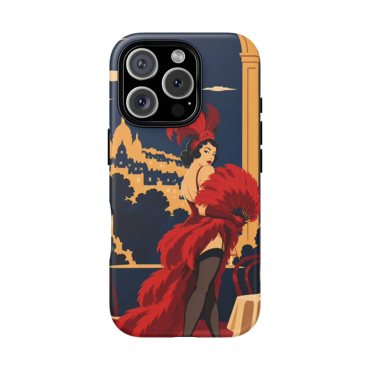 Moulin Rouge Dancer — Velvet Encore iPhone Tough Case | cabaret dancer