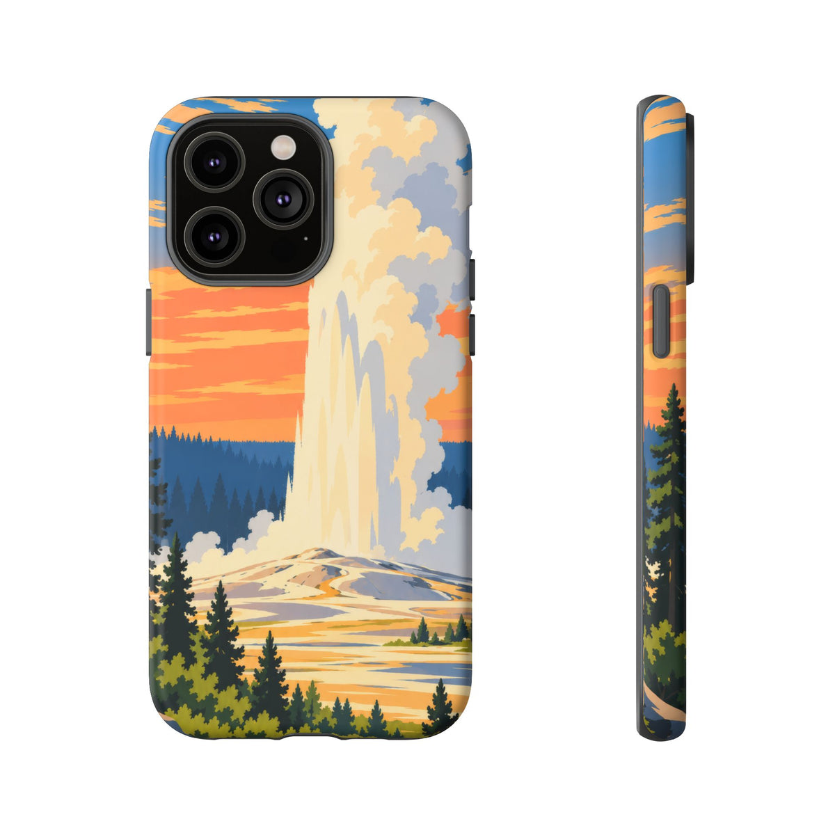 Yellowstone — Geyser Dawn iPhone Tough Case