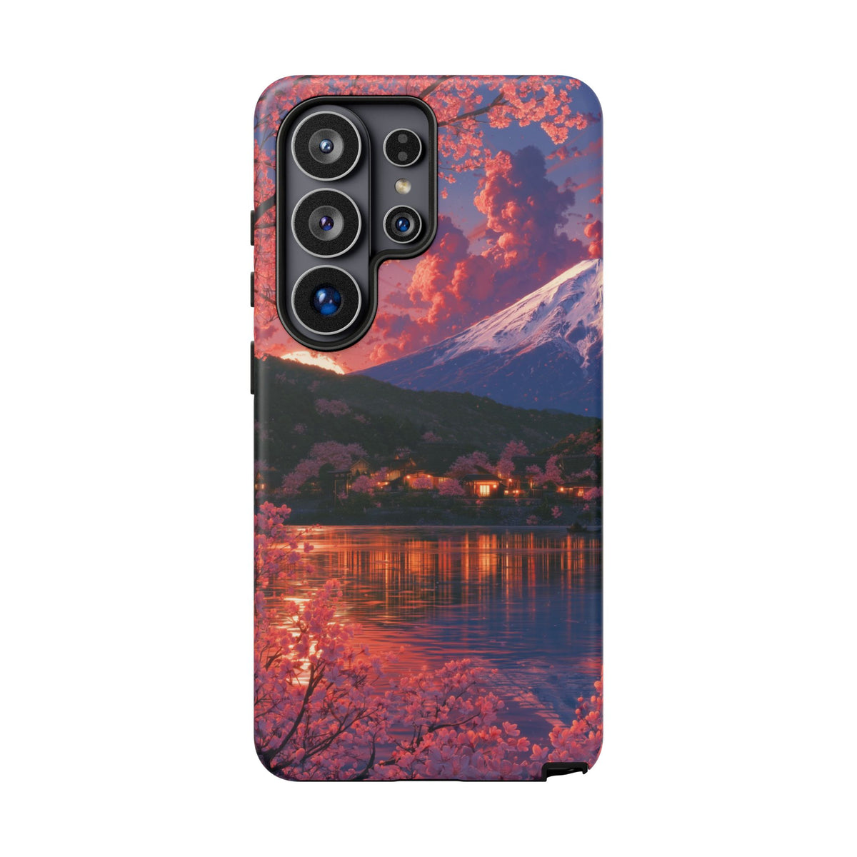 Sakura Lakeside Village Samsung Galaxy Tough Phone Case