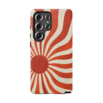 Terracotta Sunburst Samsung Galaxy Tough Phone Case