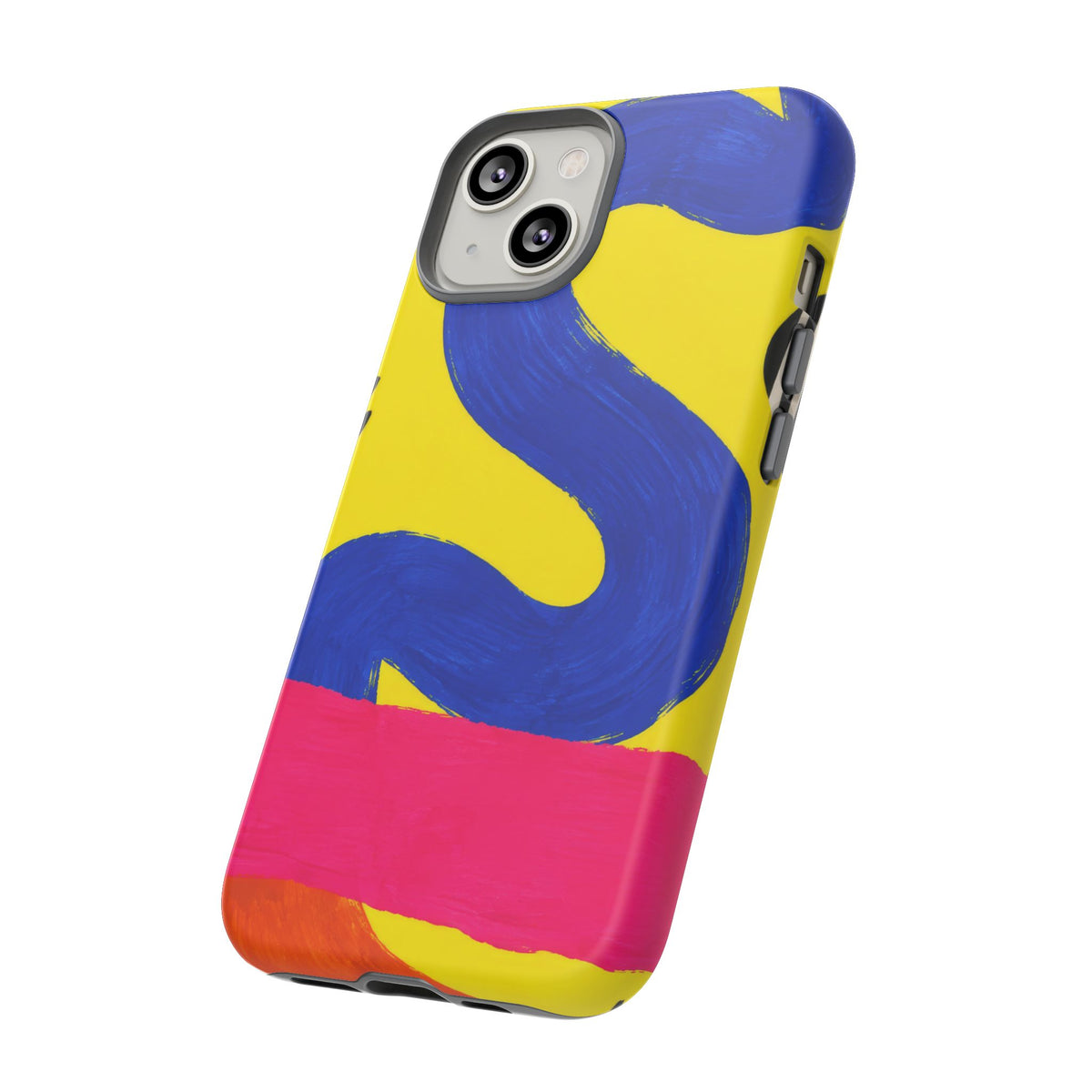 Offbeat iPhone Tough Case | Abstract Color Block Art