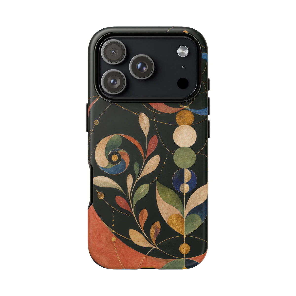 Orbital Garden iPhone Tough Case | Celestial Botanical Geometry