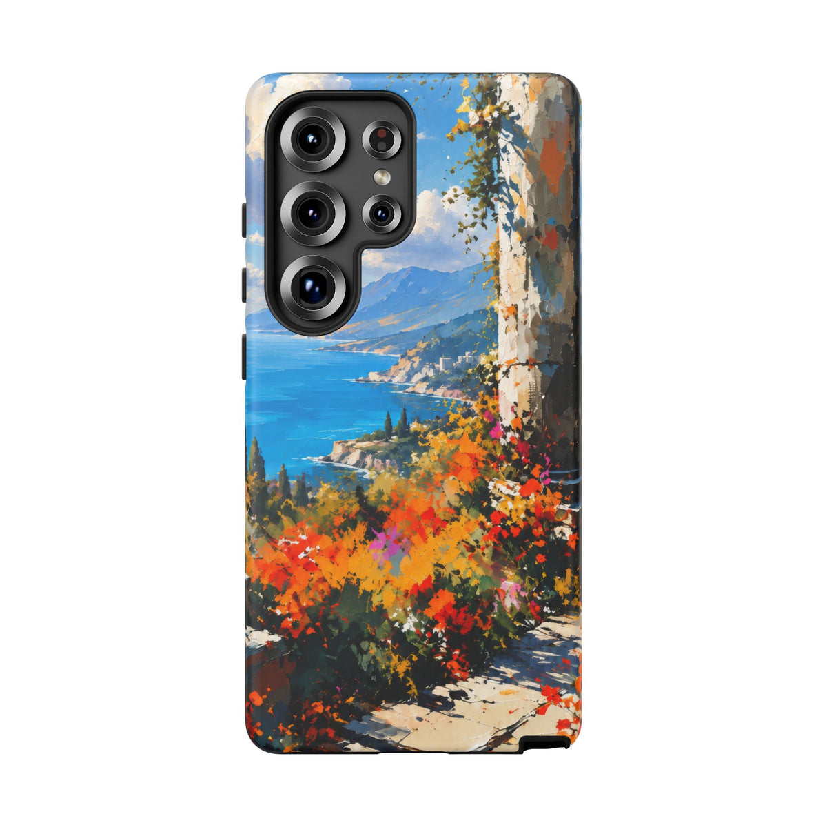 Azure Sanctuary Samsung Galaxy Tough Case | Painterly Coastal Landscape
