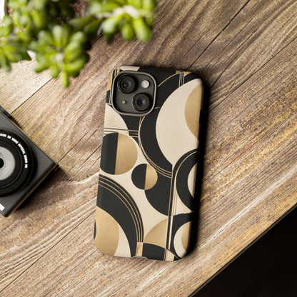 Pearl Orbit iPhone Tough Case | art deco