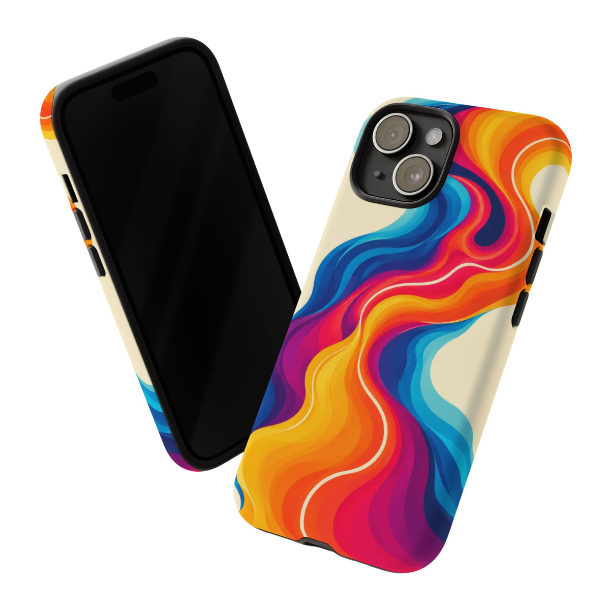 Electric Tide iPhone Tough Case | psychedelic wave