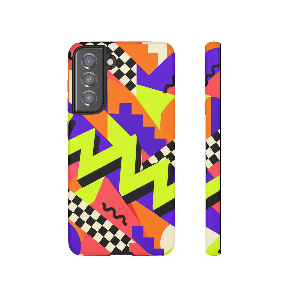 Acid Arcade Samsung Galaxy Tough Case | Bright Retro Geometry