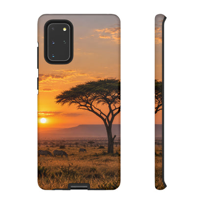 Amber Acacia Samsung Galaxy Tough Case | african sunset