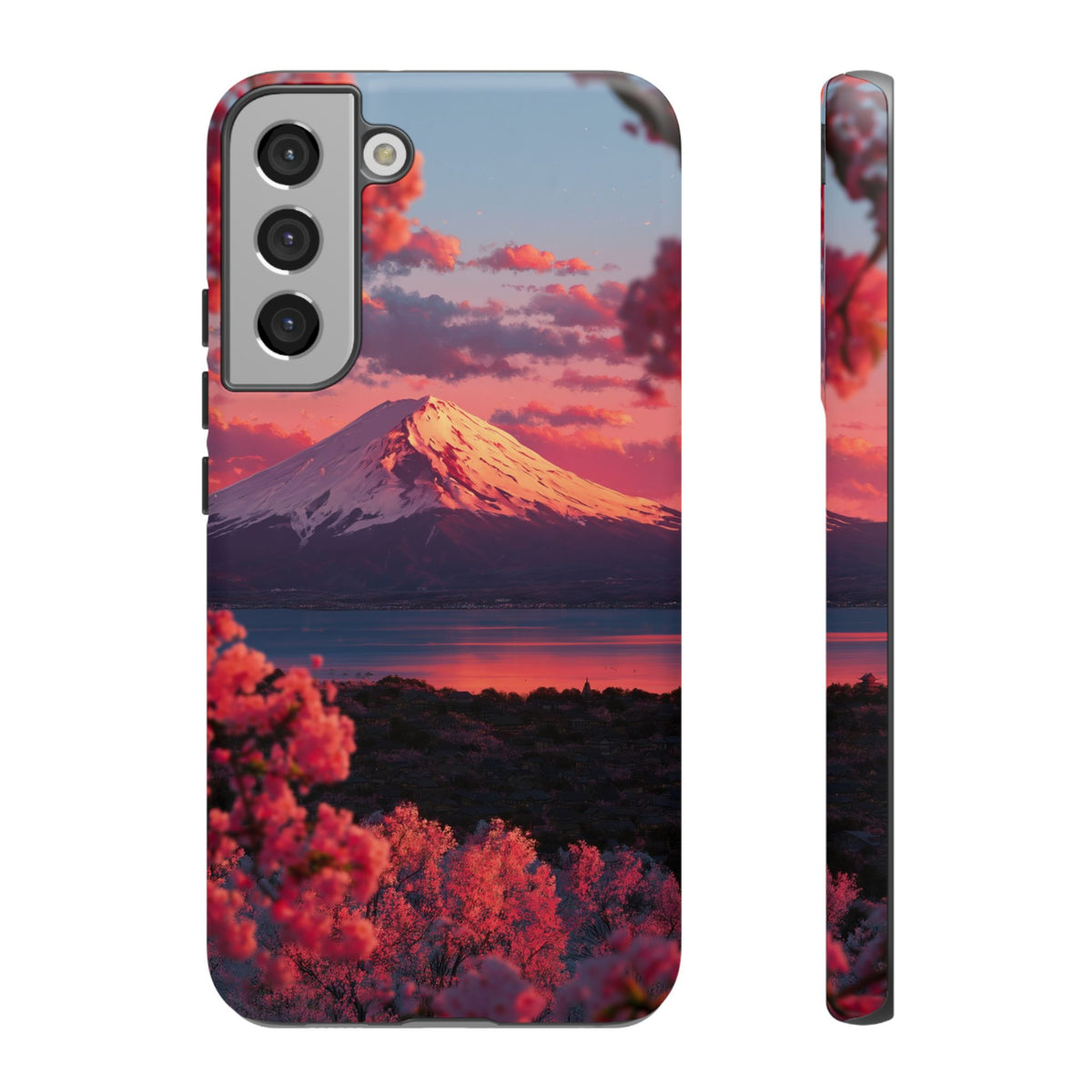 Fuji Rose Horizon Samsung Galaxy Tough Phone Case