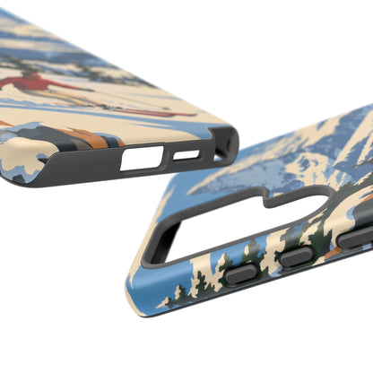 Swiss Skiing — Downhill Arc Samsung Galaxy Tough Case