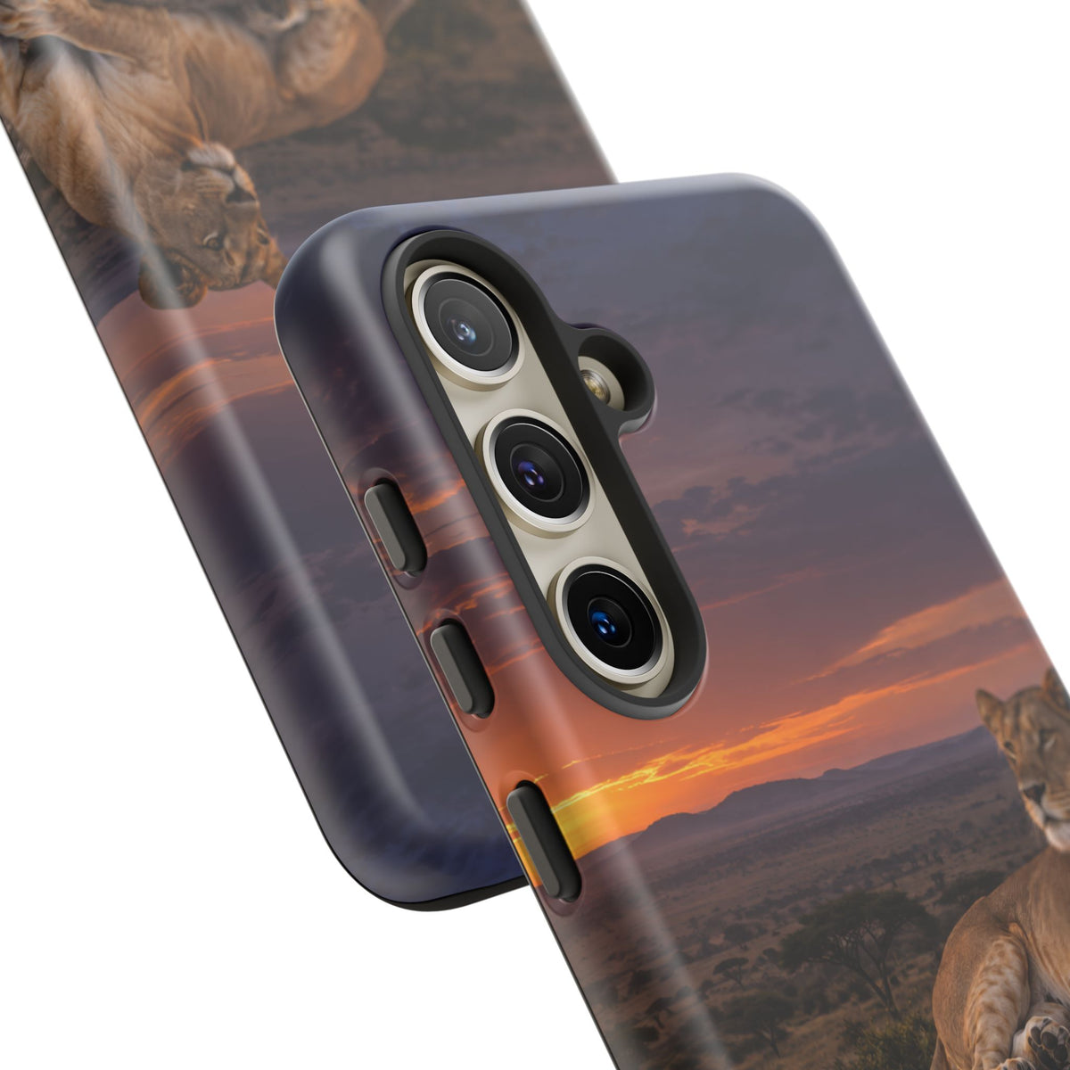 Lioness in the Blue Hour Samsung Galaxy Tough Case