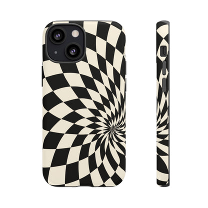 Twist Theory iPhone Tough Case | Optical Checkerboard