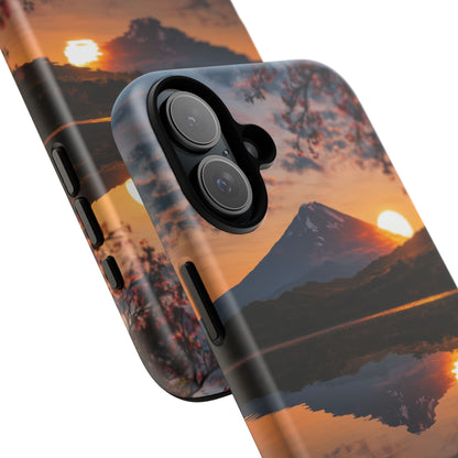 Fuji Golden Reflection iPhone Tough Phone Case