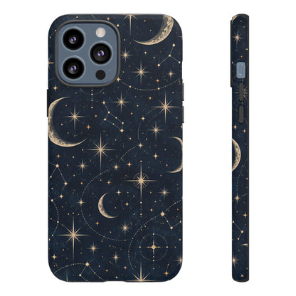 Celestial Moon iPhone Tough Case | Nocturne Atlas