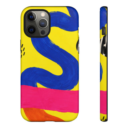 Offbeat iPhone Tough Case | Abstract Color Block Art