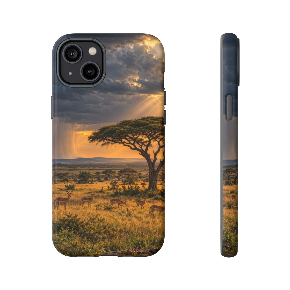 Stormlight on the Mara iPhone Tough Case | african storm