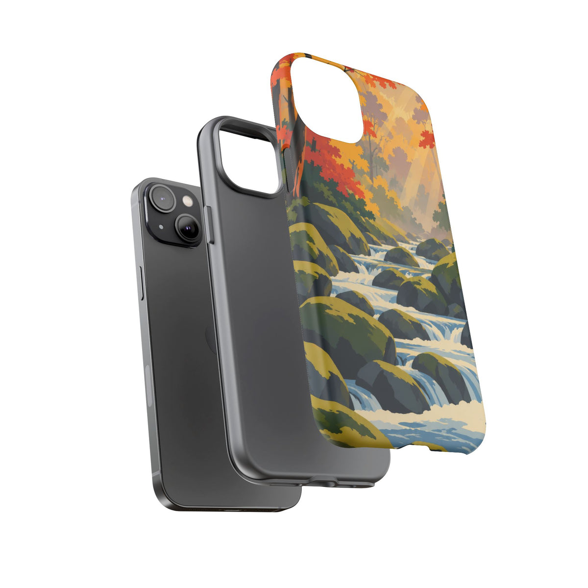 Great Smoky Mountains — Autumn Creek iPhone Tough Case