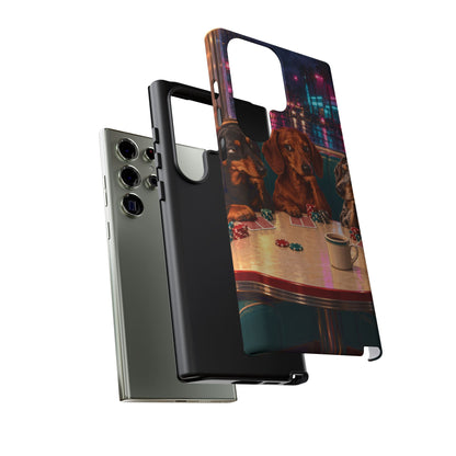 All-Night Aces Samsung Galaxy Tough Case | dachshund poker