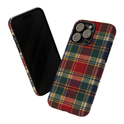 Highland Holiday iPhone Tough Case | christmas plaid