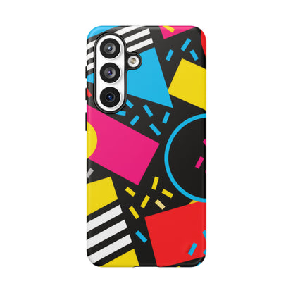 Midnight Confetti Samsung Galaxy Tough Case | Bright Abstract on Black