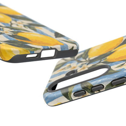 Riviera Lemons Samsung Galaxy Tough Case | lemon print