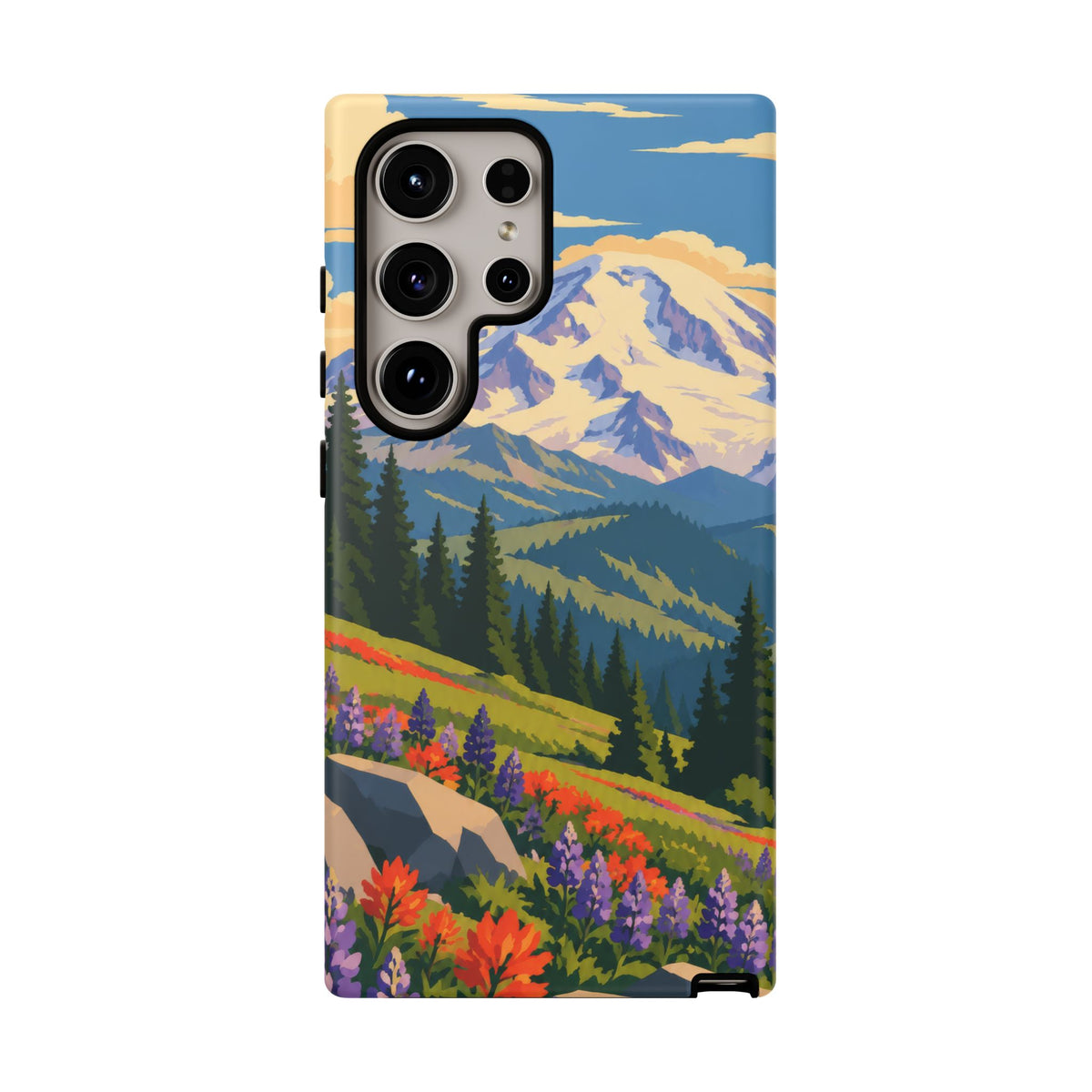 Mount Rainier — Meadow Radiance Samsung Galaxy Tough Case