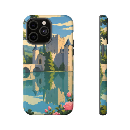 English Castle — Moat and Roses iPhone Tough Case