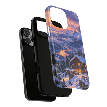 Alpine Hearth iPhone Tough Case | winter cabin