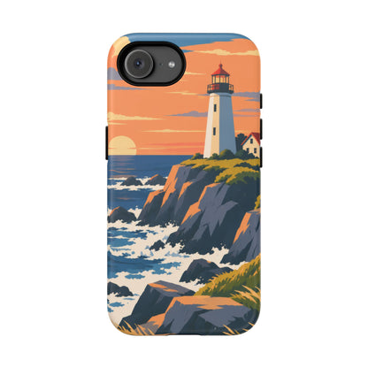 Lighthouse — Atlantic Beacon iPhone Tough Case