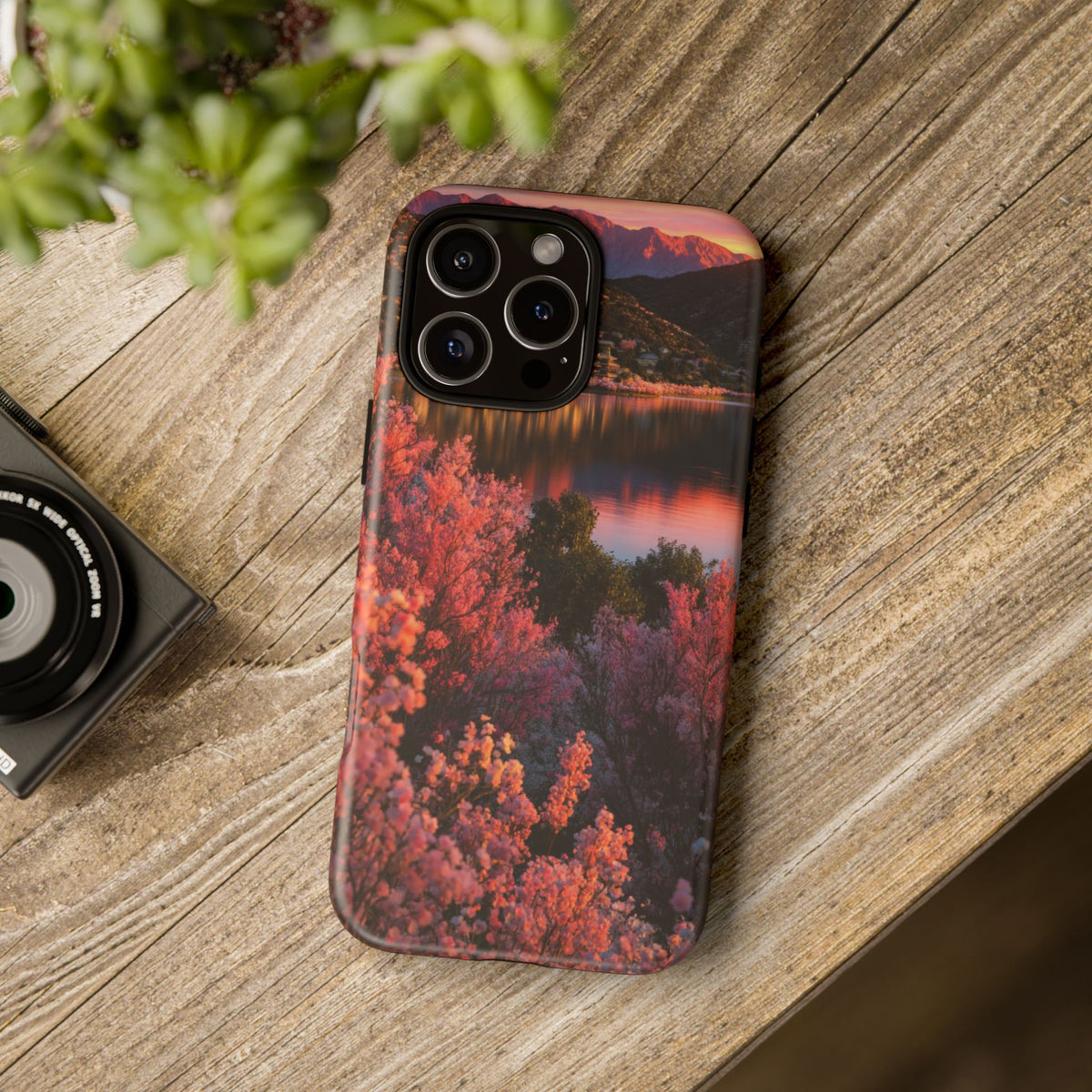 Alpine Bloom Lake iPhone Tough Phone Case