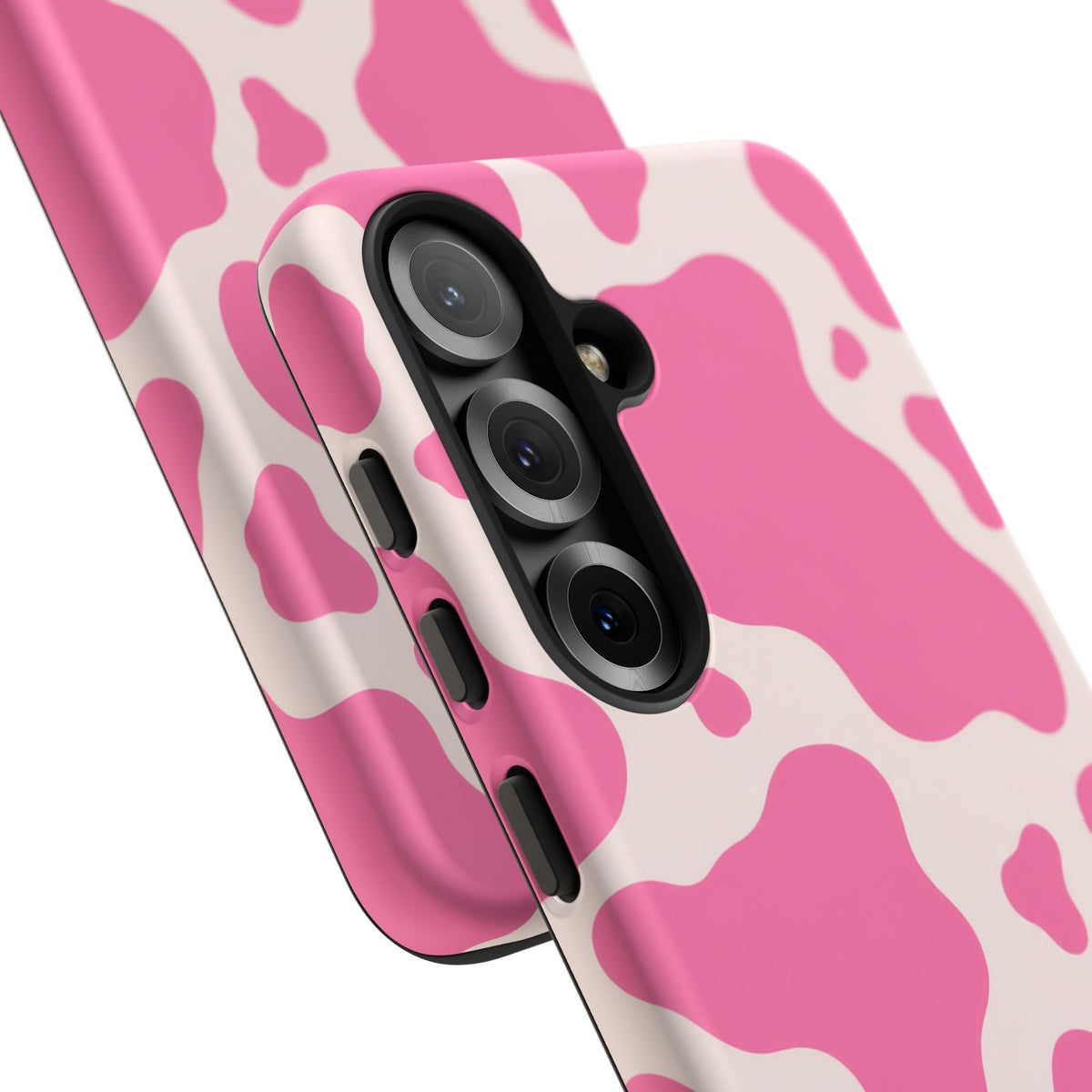 Strawberry Milk Samsung Galaxy Tough Case | Pink Cow Print