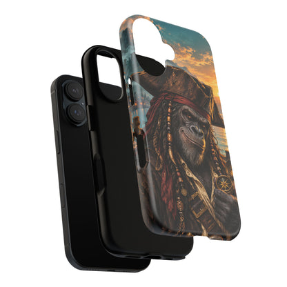 Pirate Gorilla iPhone Tough Case | Captain Silverback