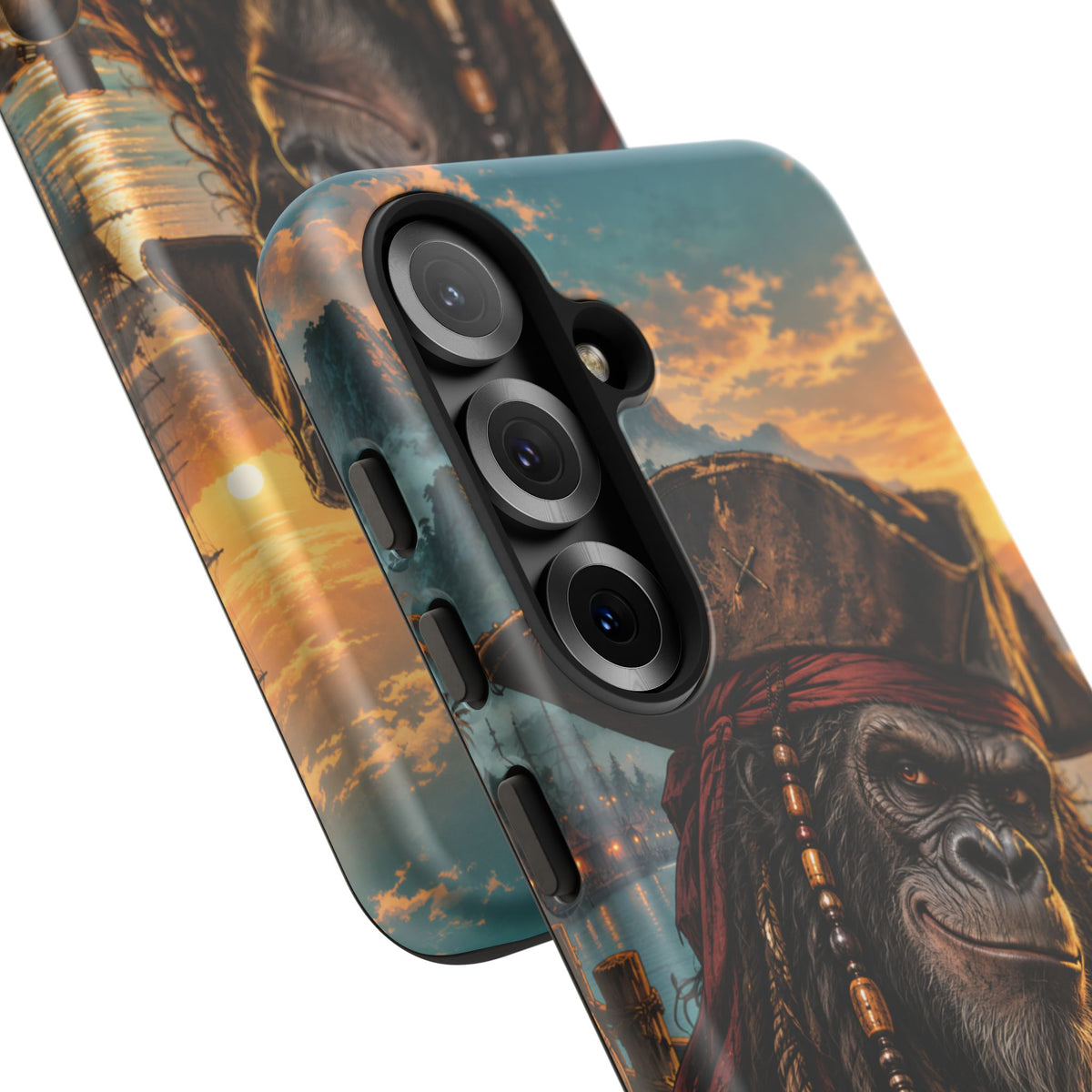 Pirate Gorilla Samsung Galaxy Tough Case | Captain Silverback