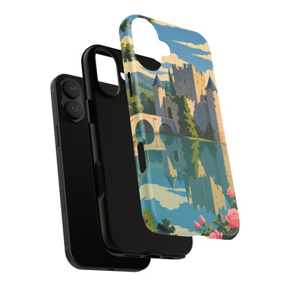 English Castle — Moat and Roses iPhone Tough Case