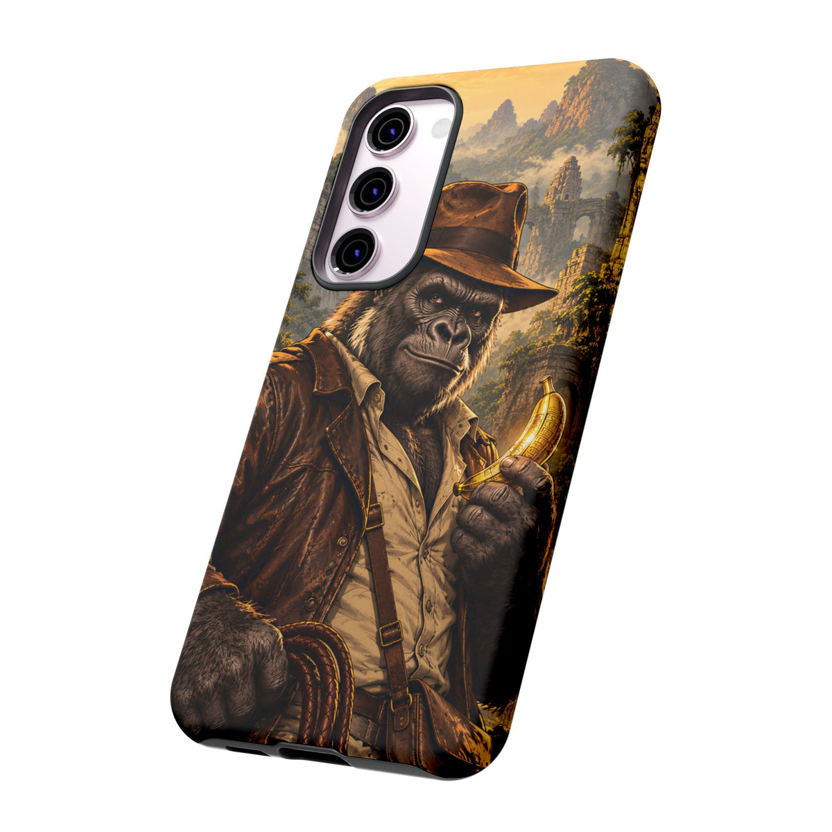 Adventure Gorilla Samsung Galaxy Tough Case | Temple of Bananas