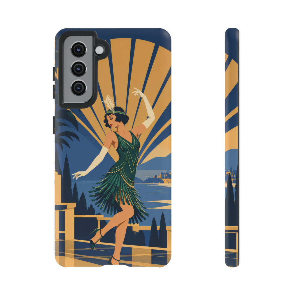 1920s Flapper — Jazz After Dark Samsung Galaxy Tough Case