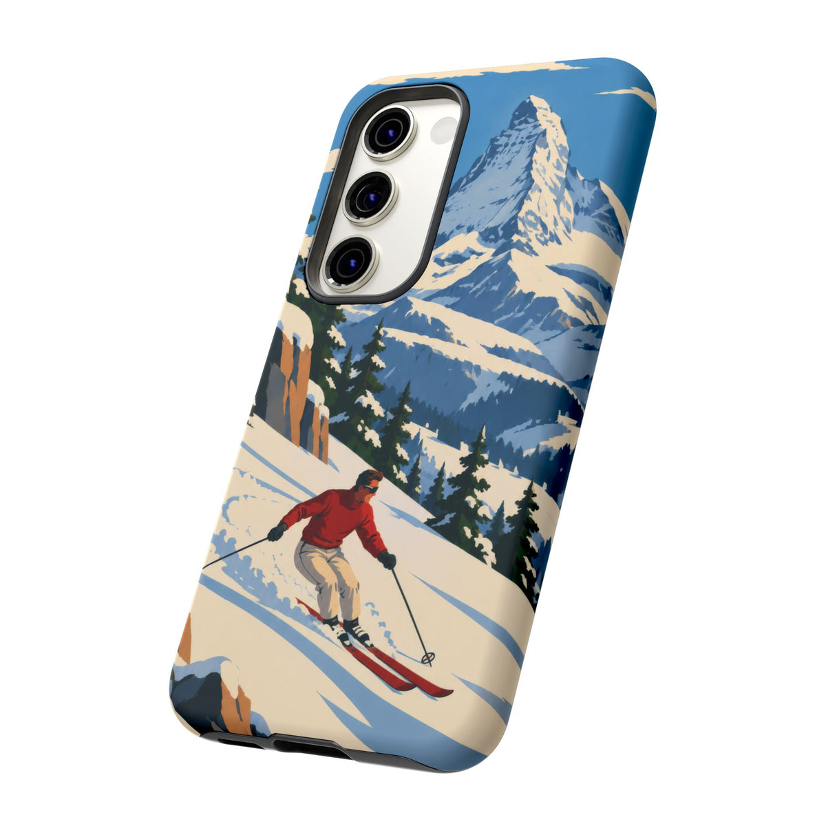 Swiss Skiing — Downhill Arc Samsung Galaxy Tough Case