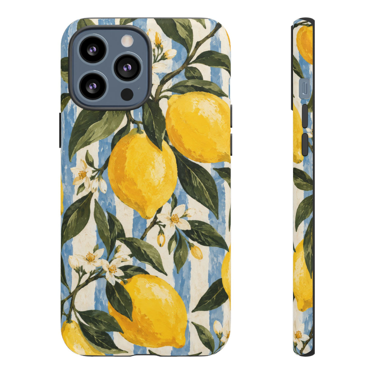 Riviera Lemons iPhone Tough Case | lemon print