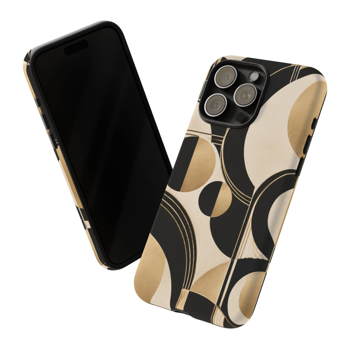 Pearl Orbit iPhone Tough Case | art deco